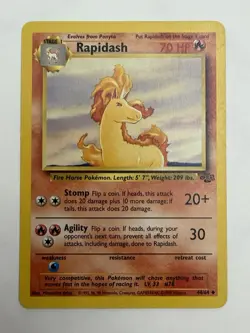 Rapidash 44/64 Jungle - Vintage Pokemon Card - Image 1