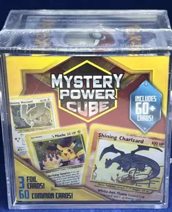 Pokemon TCG Mystery Power Cube New Sealed Includes 60 Cards and 3 Foil Cards 728192492327 - Image 1