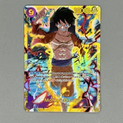 Monkey.D.Luffy OP09-119 SEC - One Piece TCG - English Card Near-Mint Secret Rare - Image 2