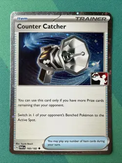 Pokemon Card - Counter Catcher - HOLO Prize Pack Promo (160/182) Paradox Rift NM - Image 1