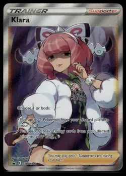 Klara (Full Art) Ultra Rare SWSH: Sword & Shield Promo Cards SWSH302 Holo NM - Image 1