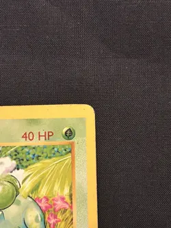 1st Edition Bulbasaur 44/102 Base Set SHADOWLESS 1999 Pokemon Card TCG - Image 3