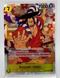 One Piece Kouzuki Oden Foil Card ST09-005 SR Starter Deck 9 - Image 1