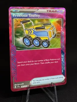 Precious Trolley 185/191 SV08: Surging Sparks ACE SPEC Pokemon Card - Image 4