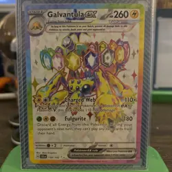Galvantula EX 159/142 Ultra Rare Scarlet & Violet (Stellar Crown) Pokemon Card - Image 1