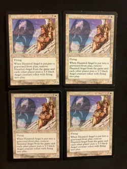 Haunted Angel x4 [Apocalypse] Magic MTG Cards LP - Image 1