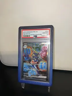 Pokemon TCG Palafin EX PSA 10 Prismatic Evolutions Sir English Card 151/131 - Image 1