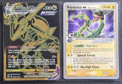 Pokemon TCG • 2x Card Lot • Rayquaza TG29 + Rayquaza (Delta Species) #97 • LP/MP - Image 1