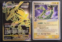 Pokemon TCG • 2x Card Lot • Rayquaza TG29 + Rayquaza (Delta Species) #97 • LP/MP - Image 2