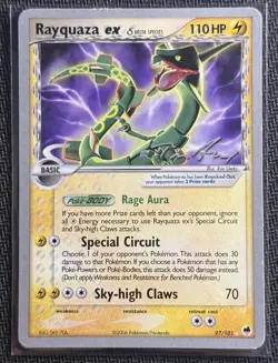 Pokemon TCG • 2x Card Lot • Rayquaza TG29 + Rayquaza (Delta Species) #97 • LP/MP - Image 5