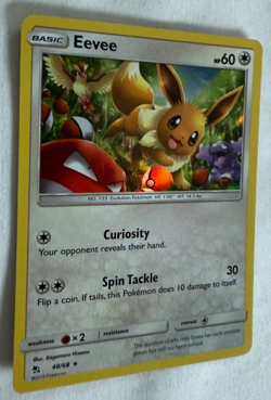 Eevee - 2 Rare Pokemon Cards - 2019 48/68 (Excellent), 2022 SWSH190 (Bent) - Image 4