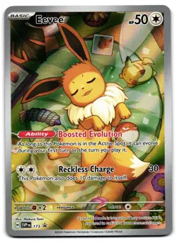 Eevee 173 - Scarlet & Violet Promo Pokemon TCG 2023 - M/LP Card - Image 1