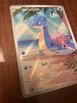 Pokemon Destined Rivals Misty’s Lapras Full Art Card Illustration Rare 194/182 - Image 2