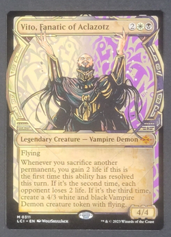 MTG Card - 1x Vito Fanatic of Aclazotz - Lost Caverns of Ixalan - NM - Showcase - Image 1