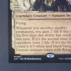 MTG Card - 1x Vito Fanatic of Aclazotz - Lost Caverns of Ixalan - NM - Showcase - Image 3
