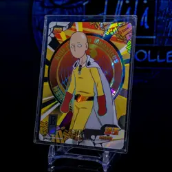 Saitama Card Kayou Premium Holo Foil Official One Punch Man OPM01-SSR-001/012 - Image 2