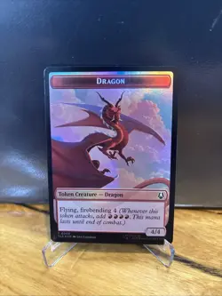 Dragon/Food - 0009/0019 - Token - FOIL - TLA - MTG Avatar the Last Airbender - Image 1