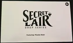 MTG Secret Lair Featuring: Phoebe Wahl Non-Foil Edition SEALED - Image 1