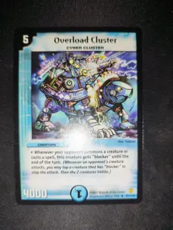 Duel Masters Overload Cyber Cluster Stomp-A-Tron Wrath Uncommon 41/110 DM06 NM - Image 1