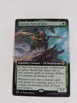 Gwenna, Eyes of Gaea (Extended Art) The Brothers' War Regular Near Mint MTG - Image 1