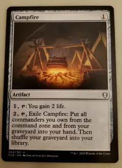 1x Campfire CLB Battle for Baldur's Gate MTG Magic the Gathering NM - Image 1