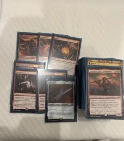 Magic the Gathering - 7 Commander Decks All Sleeved With Extras - Image 4
