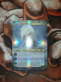 NM FOIL Sorin, Grim Nemesis Borderless Secret Lair Drop MTG Magic the Gathering - Image 1