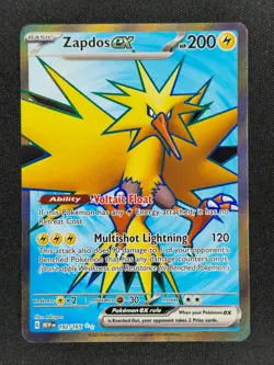 Zapdos ex 192 Pokemon 151 Set 2023 NM 🔥🔥🔥 - Image 1