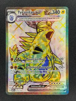 Tyranitar ex 211 Pokemon OBF Obsidian Flame 2023 NM 🔥🔥🔥 - Image 1