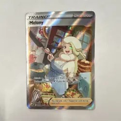 Pokemon TCG Melony Trainer GG64/GG70 Crown Zenith Holo Ultra Rare Full Art - Image 1