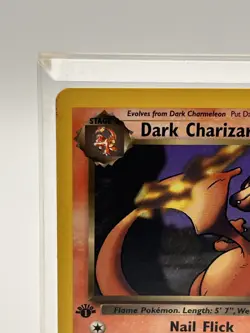 Pokemon TCG WOTC Team Rocket 1st Edition Dark Charizard 21/82 Non-Holo NM/VLP - Image 2