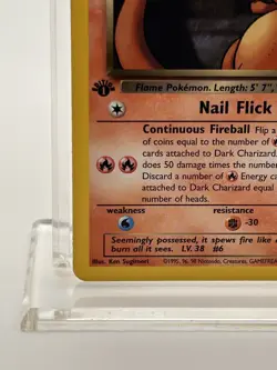 Pokemon TCG WOTC Team Rocket 1st Edition Dark Charizard 21/82 Non-Holo NM/VLP - Image 4