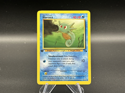 Horsea - 1st Edition - 49/62 Fossil Set - Pokemon TCG - 1999 - Image 1