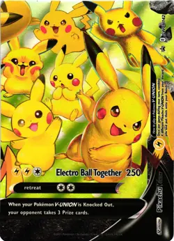 Pokemon TCG Pikachu V-UNION SWSH142/307 SWSH Black Star Promos NM - Image 1