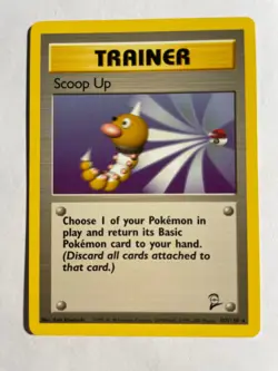 Pokemon TCG Scoop Up Base Set 2 Regular 107/130 Unlimited Rare Vintage NM - Image 1
