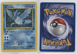 Articuno Holo Portuguese 1st Ed. Pokemon Fossil #2 1999 - Image 3