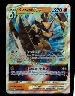 JUMBO Kleavor VSTAR SWSH249 Black Star Promos Ext. Art Holo Pokemon NM OVERSIZED - Image 1