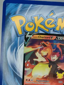 Pokemon Celebrations Lance’s Charizard V Full Art Promo SWSH133 - Image 2