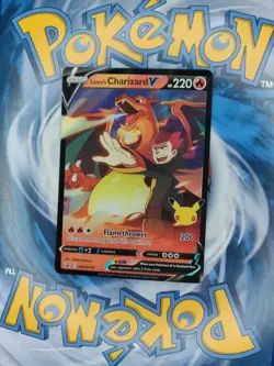 Pokemon Celebrations Lance’s Charizard V Full Art Promo SWSH133 - Image 4