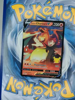 Pokemon Celebrations Lance’s Charizard V Full Art Promo SWSH133 - Image 5