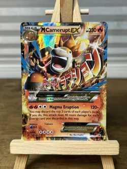 M Camerupt EX XY198 XY Black Star Promo Holo Rare Pokemon TCG Near Mint - Image 1