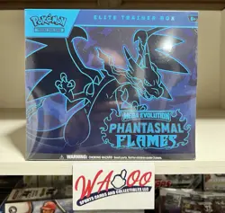 Pokemon TCG: Mega Evolution Phantasmal Flames Sealed Elite Trainer Box ETB - Image 1