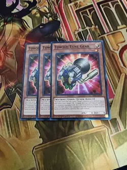 3X Torque Tune Gear - SR10-EN018 - Common 1st Ed NM Yugioh - Image 1