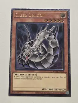 Cyber Dragon (UTR) OP16-EN001 Ultimate Rare Yugioh Tournament Pack Alt Art Mint - Image 1