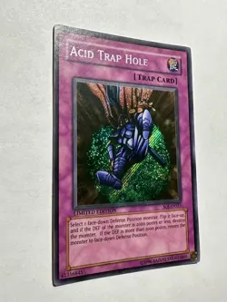 YuGiOh! Acid Trap Hole - SOI-ENSE1 - Limited Edition - Secret Rare - Near Mint - Image 2