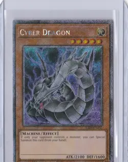 YuGiOh! - Cyber Dragon RA03-EN155 Platinum Secret Rare 1st Edition Near Mint - Image 1