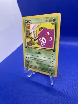 Pokemon Card 1st edition Koffing 58/82 Non Holo Team Rocket WOTC NM - Image 3