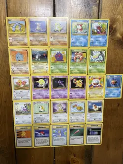 ⚡Pokemon TCG Vintage Base Set 2 Mixed Card Lot (26) Non Holo No Dups NM-LP 💦🔥 - Image 1