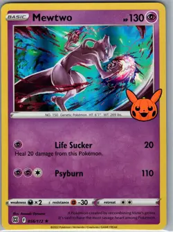 Mewtwo 056/172 Trick or Trade BOOster Bundle - Pokemon Card - NM - Image 1