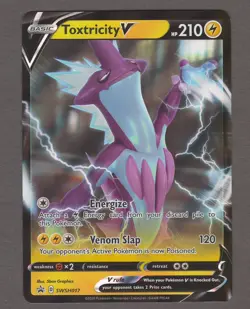 Toxtricity V SWSH017 Black Star Promo Ultra Rare Holo Foil Pokemon Card NM - Image 1